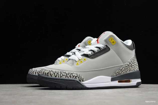 Cheap TBK 3 Cool Grey CT8532-012 Air Retro Jordan (2021) 0721